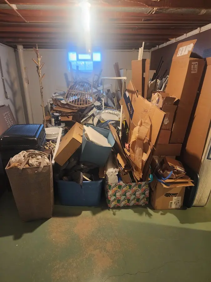 Roll-off dumpster container at job site for Construction Dumpster Rental in Holly Hill